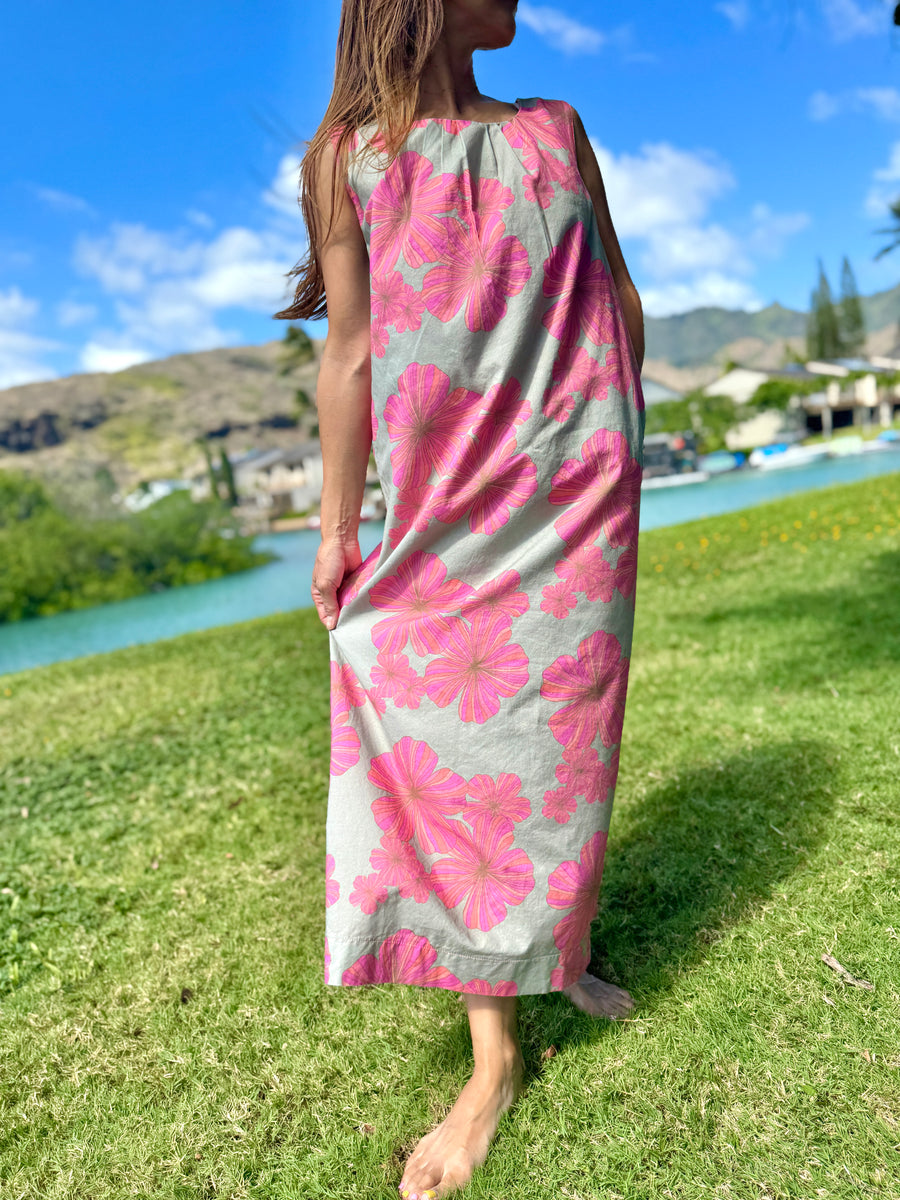 Dress-Hibiscus （ハイビスカスワンピース） – Moco Lima Hawaii