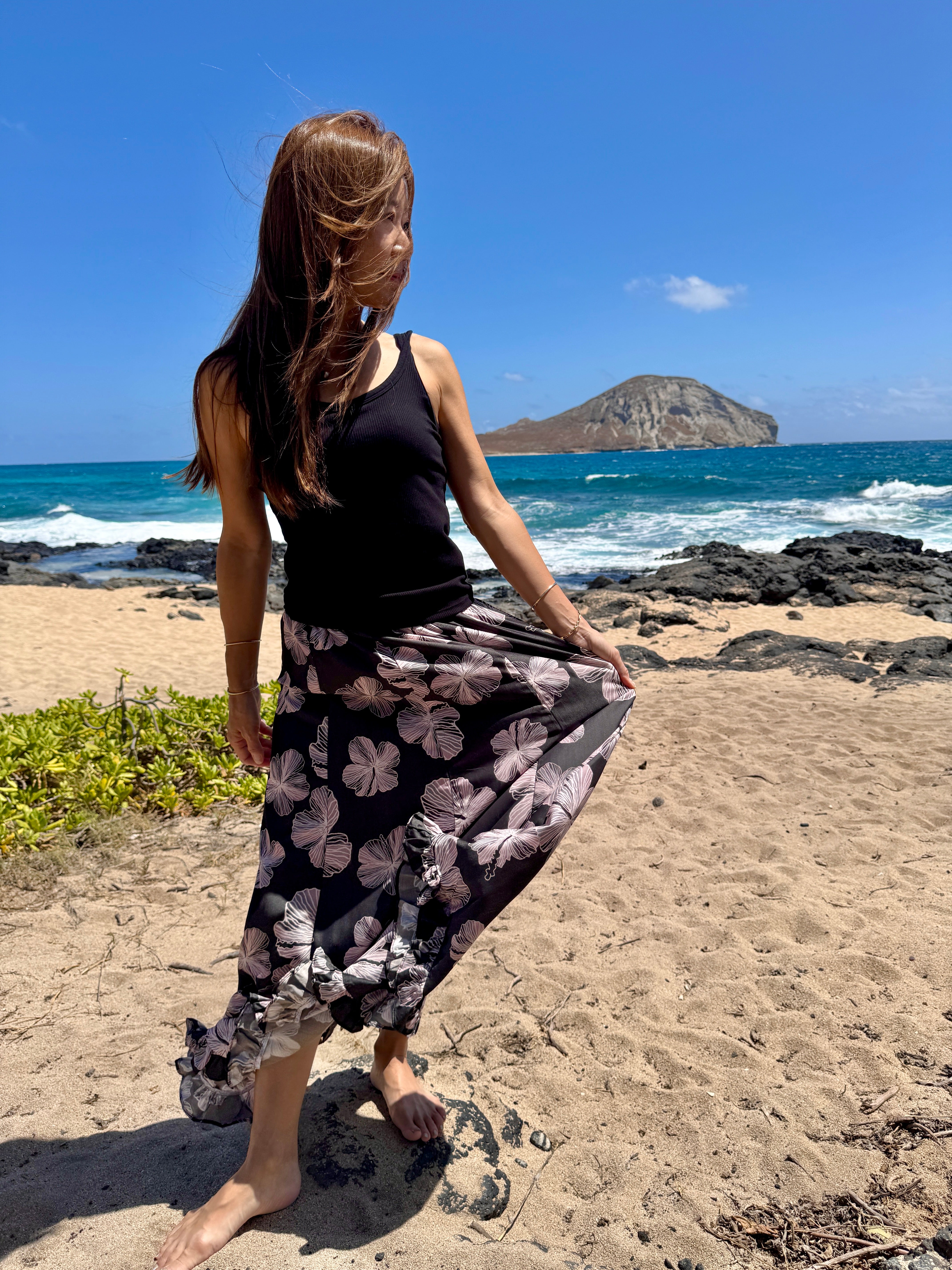 スカート ハイビスカス　Skirt-Hibiscus