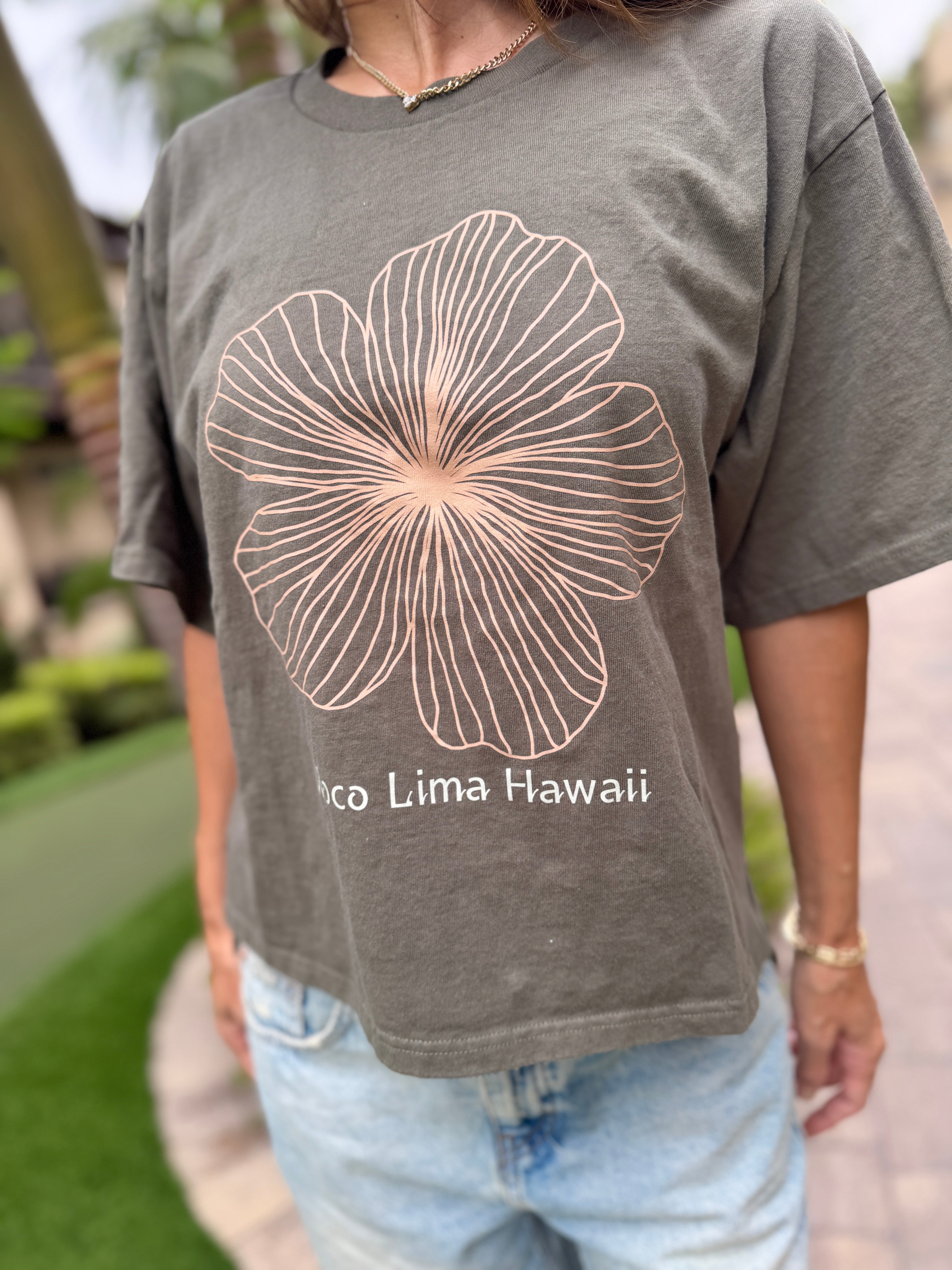 New＊ハイビスカスTシャツ
