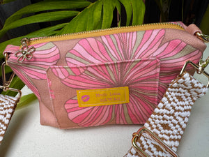 Shoulder bag mini hibiscus/モコリマショルダー(ミニ) 秋ハイビスカス