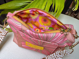 Shoulder bag mini hibiscus/モコリマショルダー(ミニ) 秋ハイビスカス