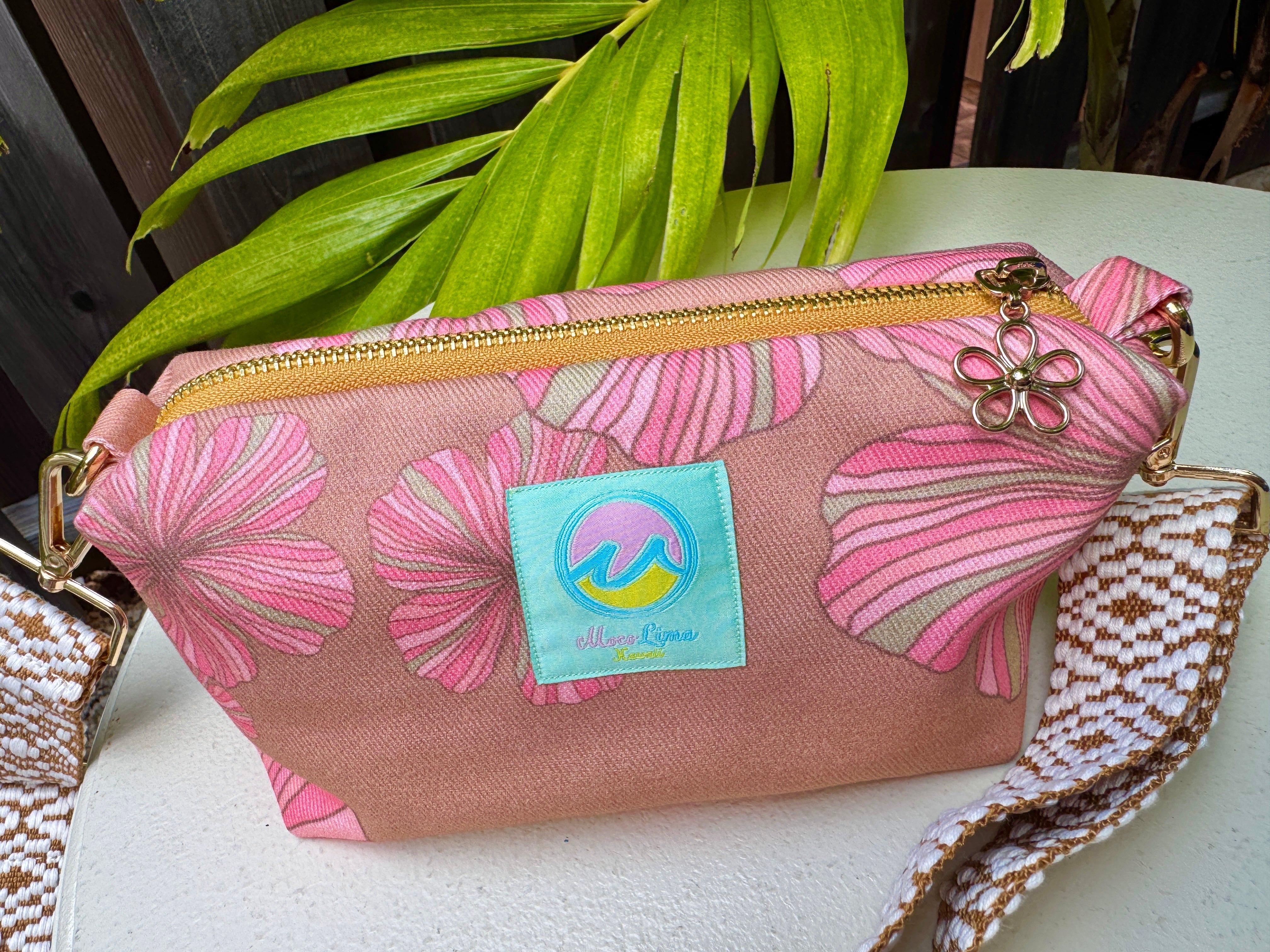 Shoulder bag mini hibiscus/モコリマショルダー(ミニ) 秋ハイビスカス