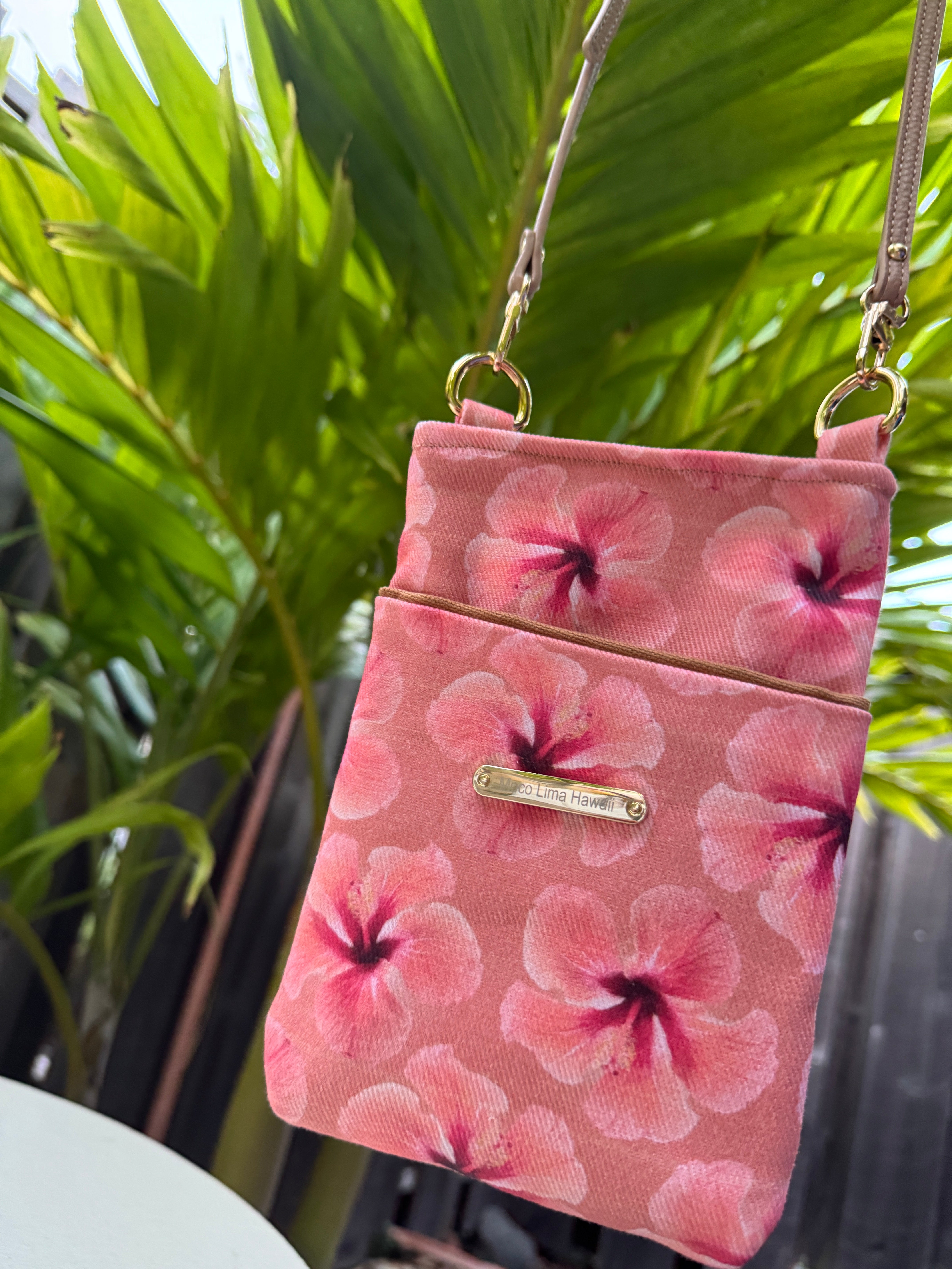 スマホショルダー ハイビスカス