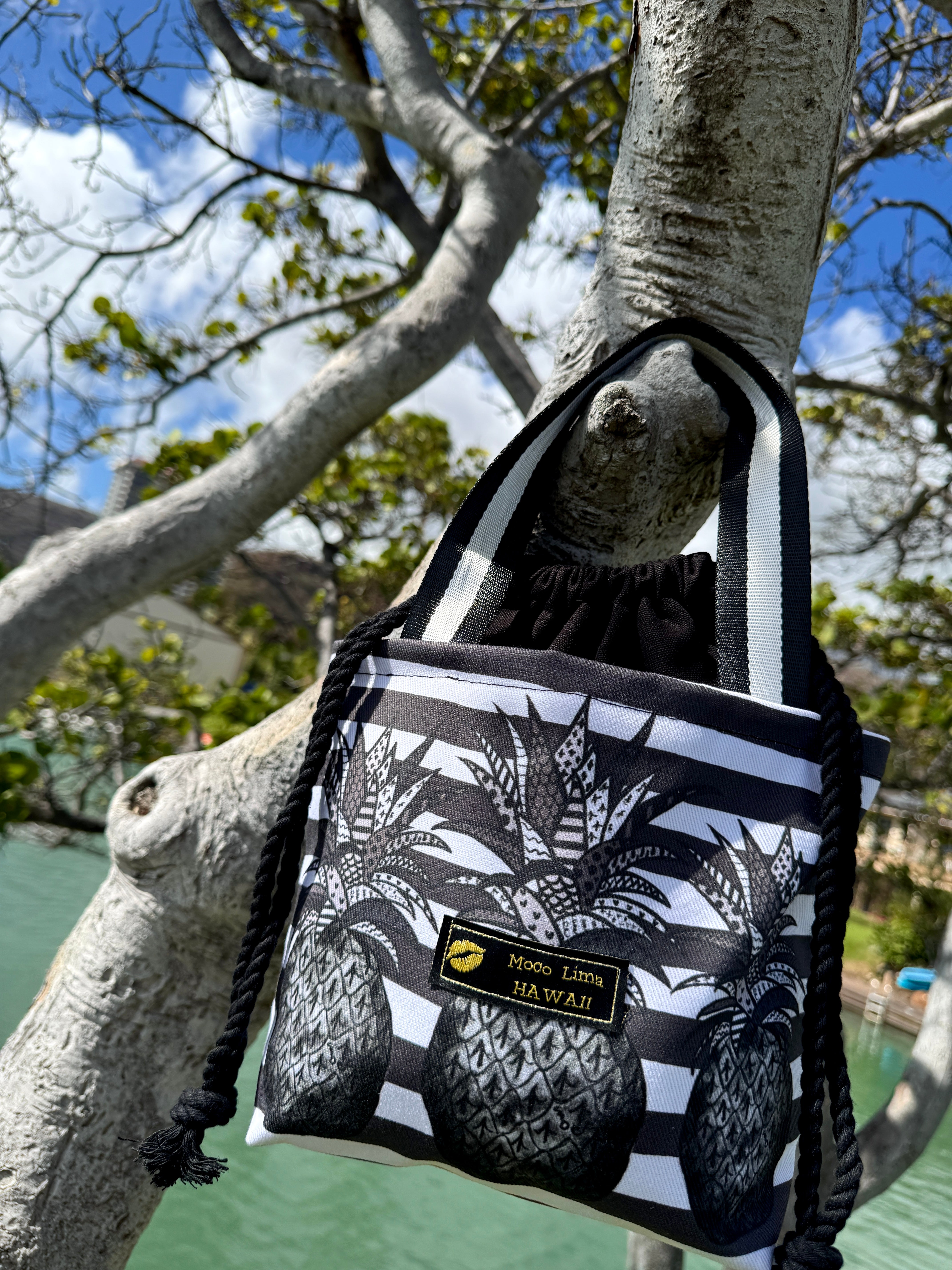 巾着トートSサイズ/ブラックパイン