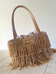 Fringe tote gold/ フリンジゴールドトート