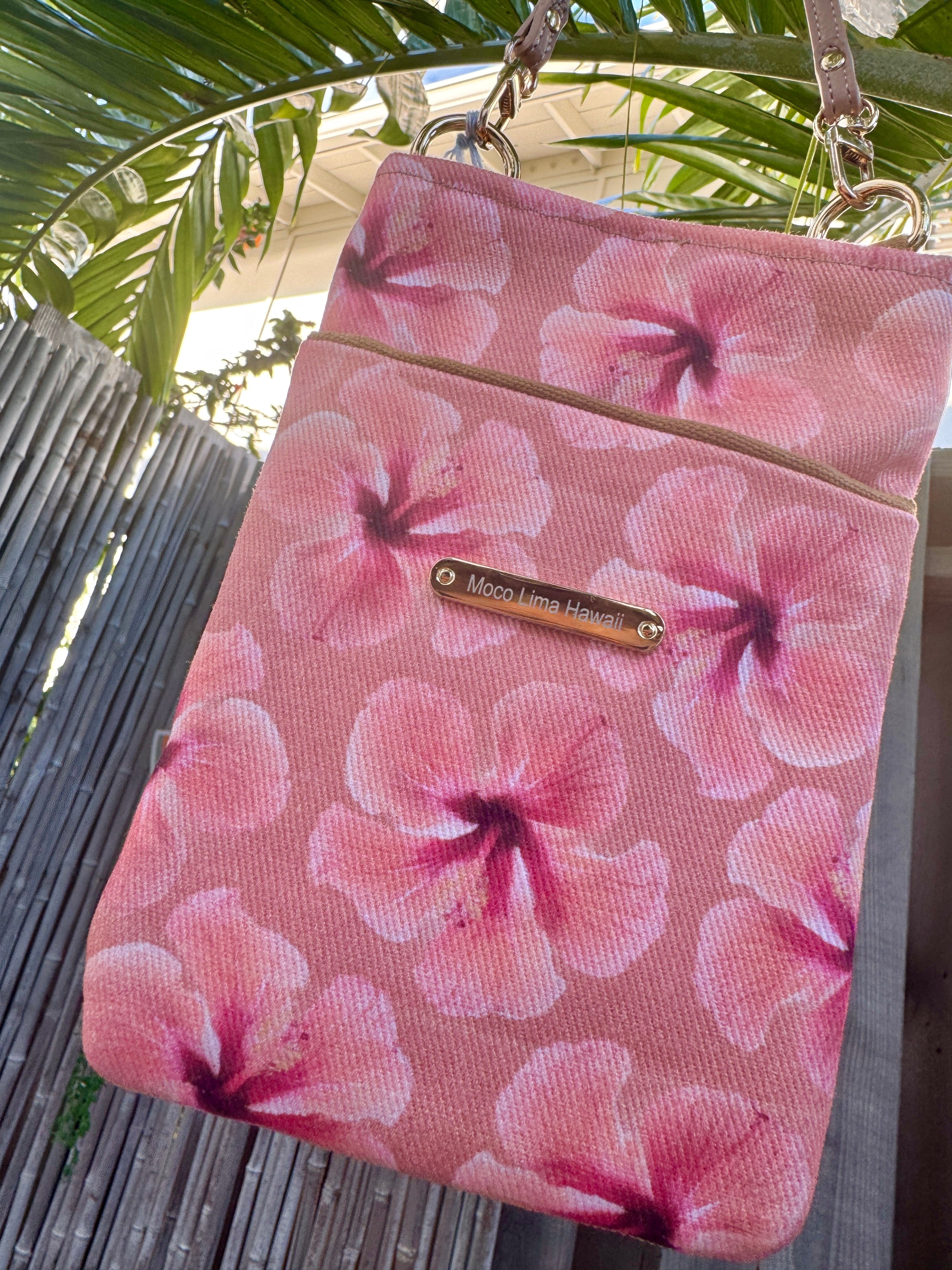 スマホショルダー ピンクブラウン